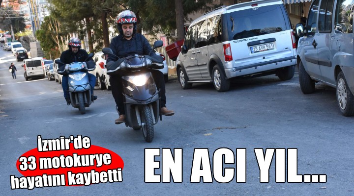 İzmir'de 2023 yılında 33 motokurye hayatını kaybetti