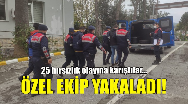 İzmir'de 25 hırsızlık olayının failleri yakalandı!