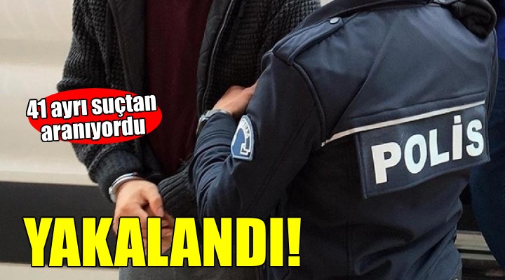 İzmir'de 41 ayrı suçtan aranan kişi yakalandı