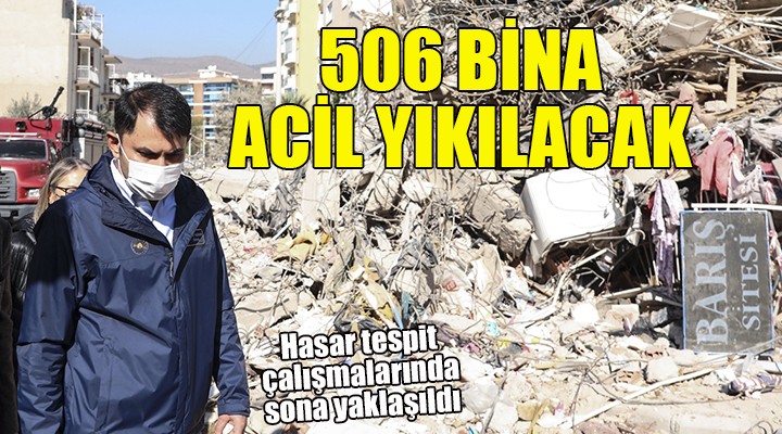İzmir'de 506 bina acil yıkılacak