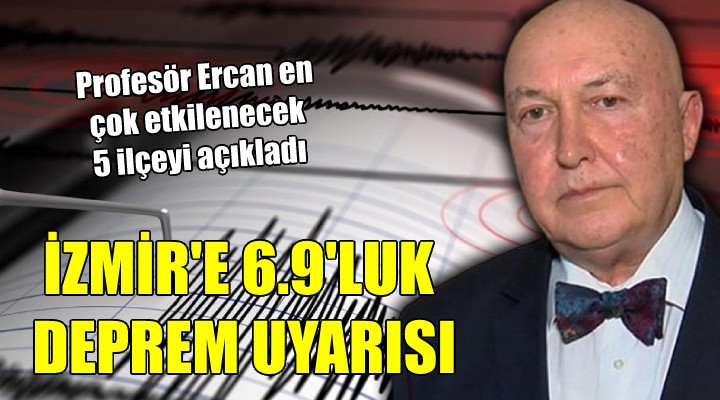 İzmir'de 6.9'luk deprem uyarısı...