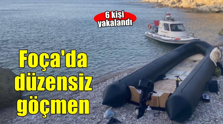 İzmir'de 6 düzensiz göçmen yakalandı