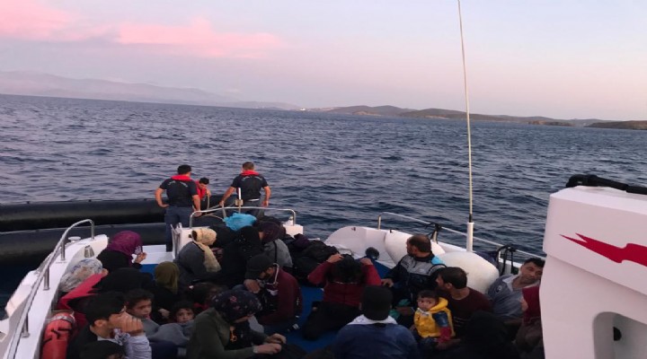 İzmir'de 92 kaçak göçmen yakalandı