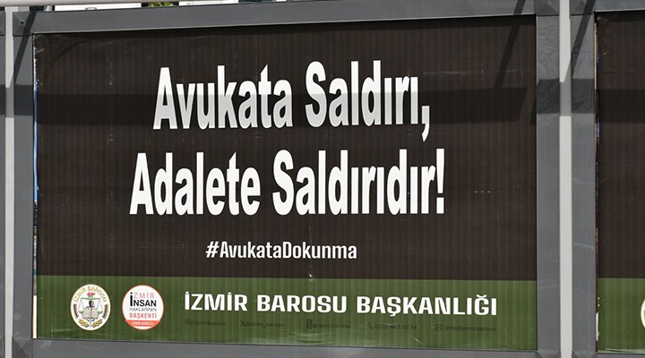 İzmir'de Avukatlar Günü'nde şiddete isyan...