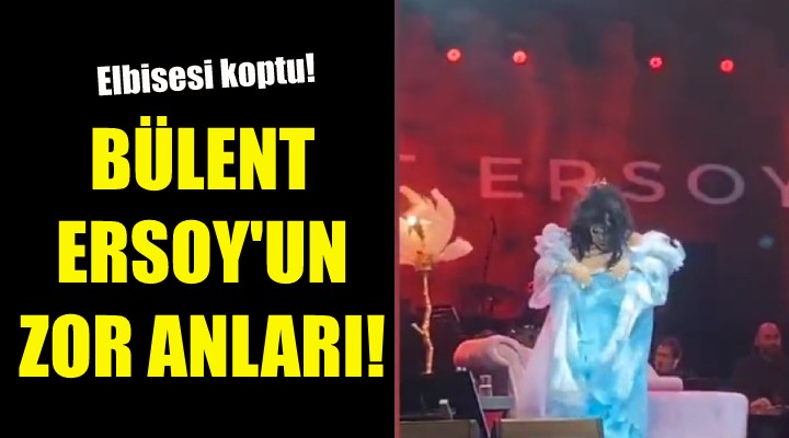 İzmir'de Bülent Ersoy'un zor anları!