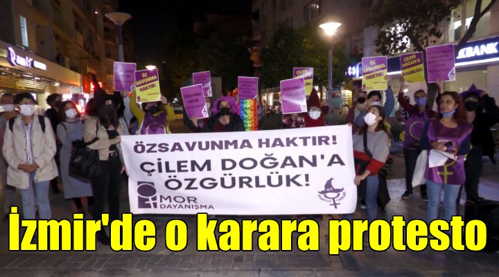 İzmir'de Çilem protestosu