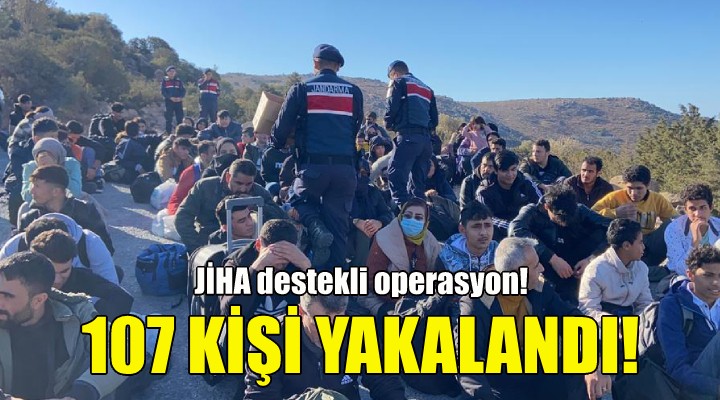 İzmir'de JİHA destekli göçmen kaçakçılığı operasyonu!