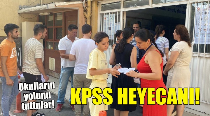 İzmir'de KPSS heyecanı!