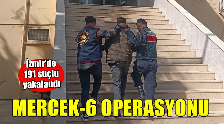 İzmir'de Mercek-6 Operasyonu...