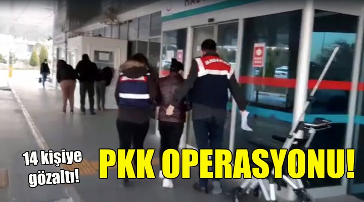 İzmir'de PKK operasyonu!