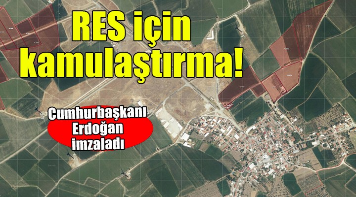İzmir'de RES için acele kamulaştırma kararları...