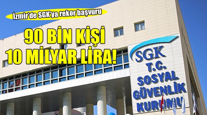 İzmir'de SGK'ya rekor yapılandırma başvurusu...