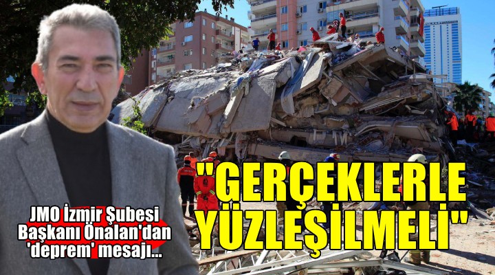 İzmir'de afetlere karşı pozisyon alınmalı, gerçeklerle yüzleşilmeli