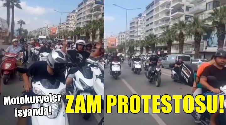 İzmir'de akaryakıt zammı protestosu!
