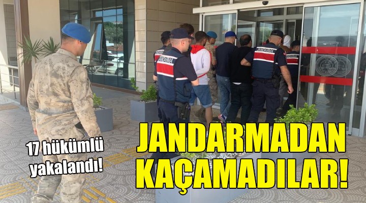 İzmir'de aranan 17 hükümlü yakalandı!