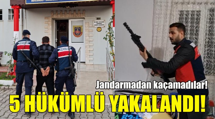 İzmir'de aranan 5 hükümlü yakalandı!