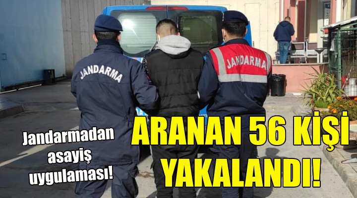 İzmir'de aranan 56 kişi yakalandı!