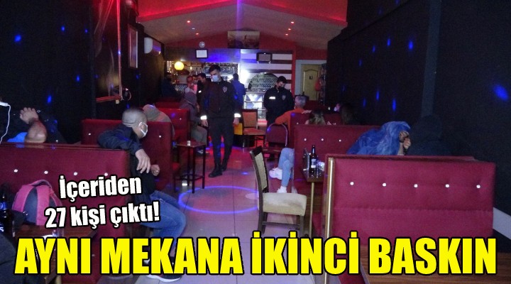 İzmir'de aynı mekana ikinci baskın!