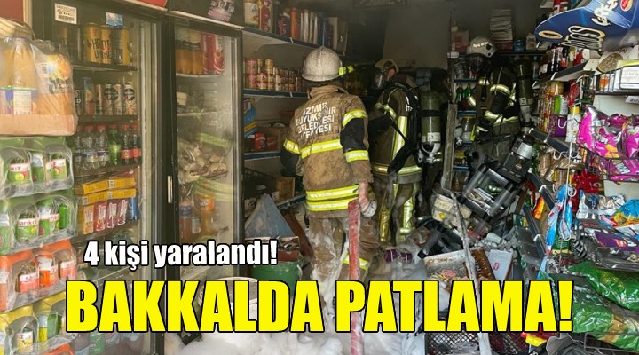 İzmir'de bakkalda patlama!