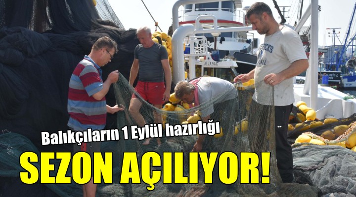 İzmir'de balıkçıların '1 Eylül' hazırlığı
