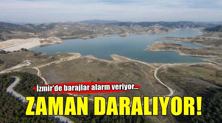 İzmir'de barajlarda su seviyesi düşüyor