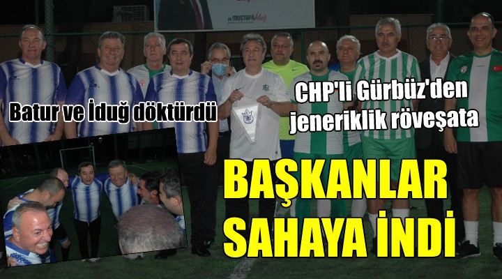 İzmir'de belediye başkanları sahaya indi... BAŞKAN GÜRBÜZ'DEN RÖVEŞATA...