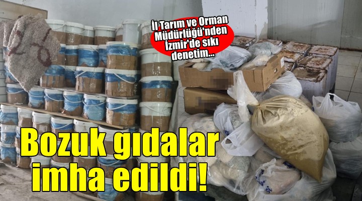 İzmir'de bin 500 kilogram bozuk peynir ele geçirildi
