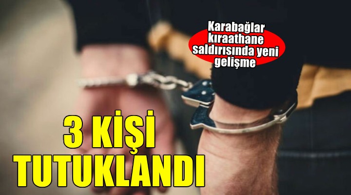 İzmir'de bir kişinin silahlı saldırıda öldürülmesine ilişkin 3 şüpheli tutuklandı