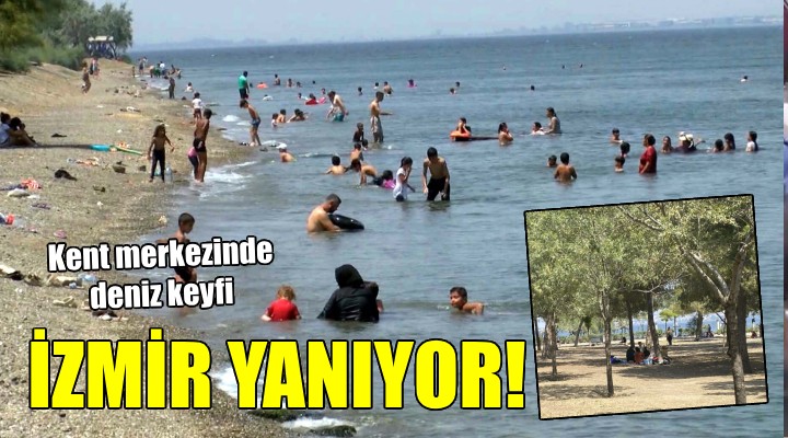 İzmir'de bunaltan sıcak!