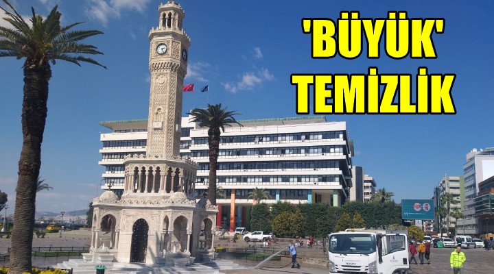 İzmir'de 'büyük' temizlik