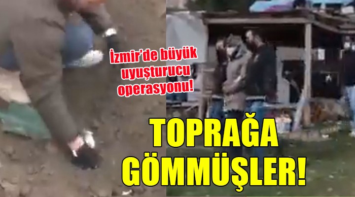 İzmir'de büyük uyuşturucu operasyonu!