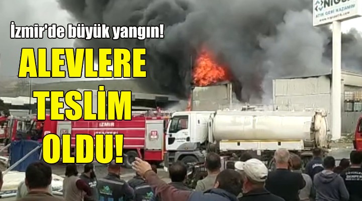 İzmir'de büyük yangın!