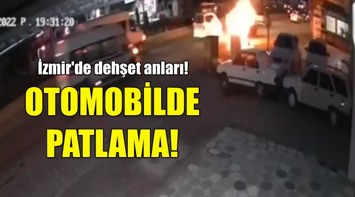 İzmir'de dehşet anları!