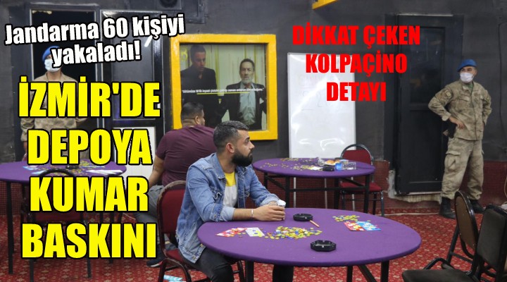 İzmir'de depoya kumar baskını!