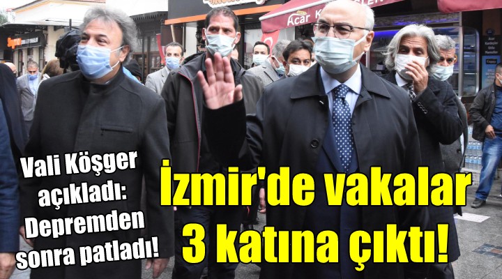 İzmir'de depremden sonra vaka sayısı 3 katına çıktı!