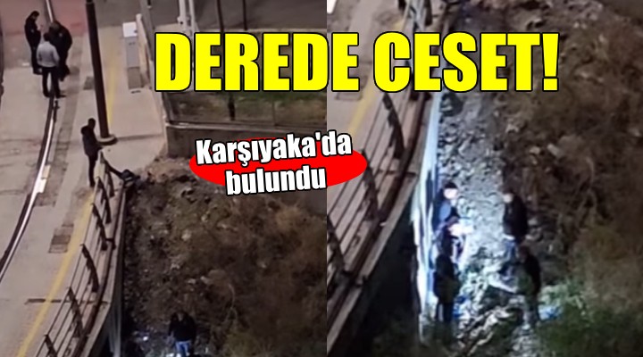 İzmir'de derede ceset bulundu...