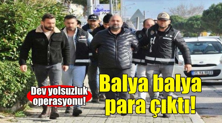 İzmir'de dev yolsuzluk operasyonu!