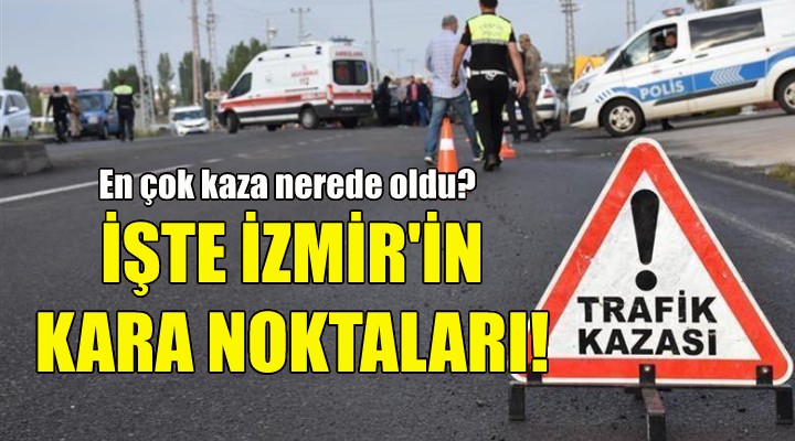 İzmir'de en çok kaza nerede oldu?