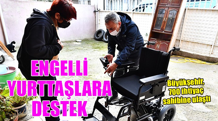 İzmir'de engelli yurttaşlara destek