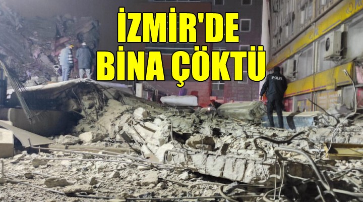 İzmir'de eski emniyet binası çöktü!