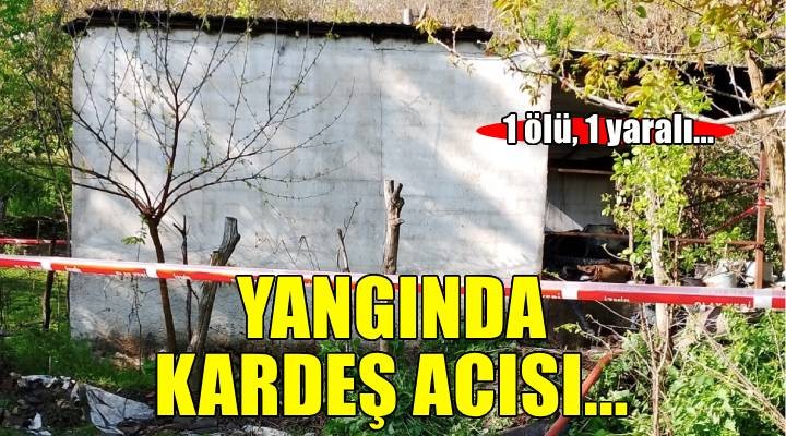 İzmir'de evde çıkan yangında 1 kişi öldü, 1 kişi yaralandı