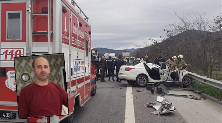 İzmir'de feci kaza: 1 ölü