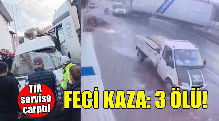 İzmir'de feci kaza: 3 ölü, 14 yaralı!