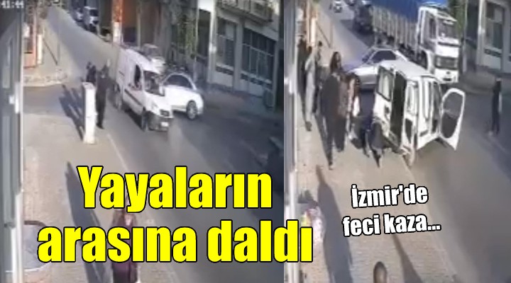 İzmir'de feci kaza: 4 yaralı...
