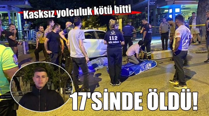 İzmir'de feci kaza... Motosiklet sürücüsü hayatını kaybetti