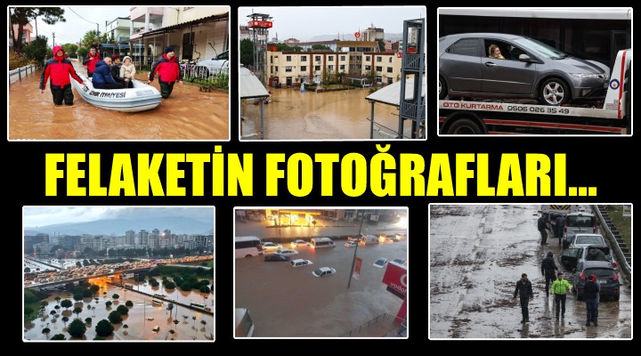 İzmir'de felaketin fotoğrafları