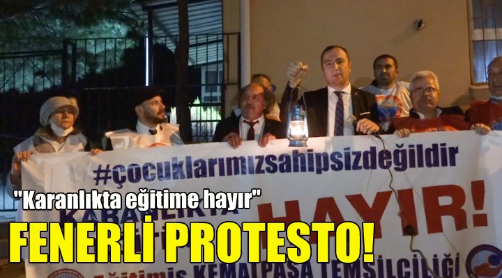 İzmir'de fenerli protesto!