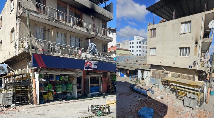 İzmir'de fırtına nedeniyle duvar yıkıldı