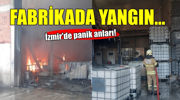 İzmir'de geri dönüşüm fabrikasında yangın