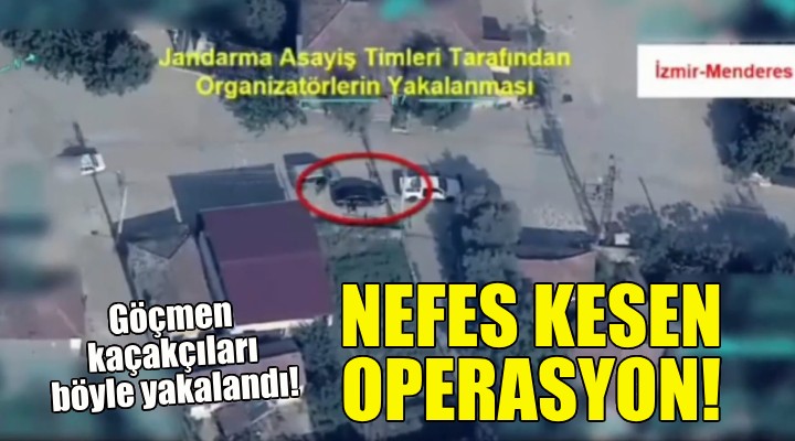 İzmir'de göçmen kaçakçılarına operasyon!